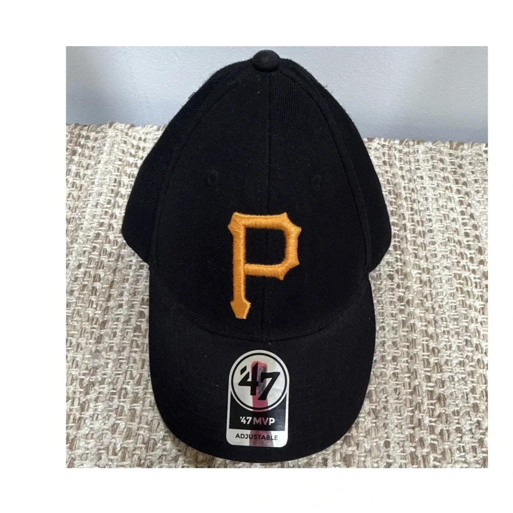 '47 Pittsburgh Pirates MLB Black/Gold Adjustable Cap Hat One Size